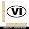 US Virgin Islands VI Self-Inking Rubber Stamp for Stamping Crafting Planners